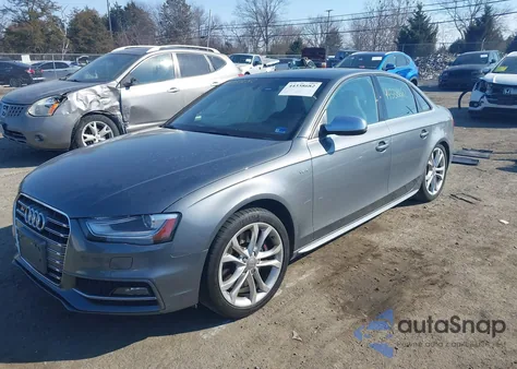 2013 Audi S4 3.0T Premium Plus z USA, uszkodzony, nr VIN WAUBGAFL8DA109430
